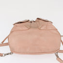 Jimmy Choo Love Backpack Leather Pink Silver Auth BA9528-5
