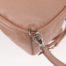 Jimmy Choo Love Backpack Leather Pink Silver Auth BA9528-17