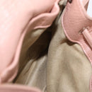 Jimmy Choo Love Backpack Leather Pink Silver Auth BA9528-20