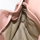 Jimmy Choo Love Backpack Leather Pink Silver Auth BA9528-21