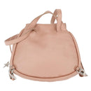 Jimmy Choo Love Backpack Leather Pink Silver Auth BA9528-2