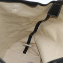 Salvatore Ferragamo Tote Bag PVC Leather Brown Silver Auth BA9529-17