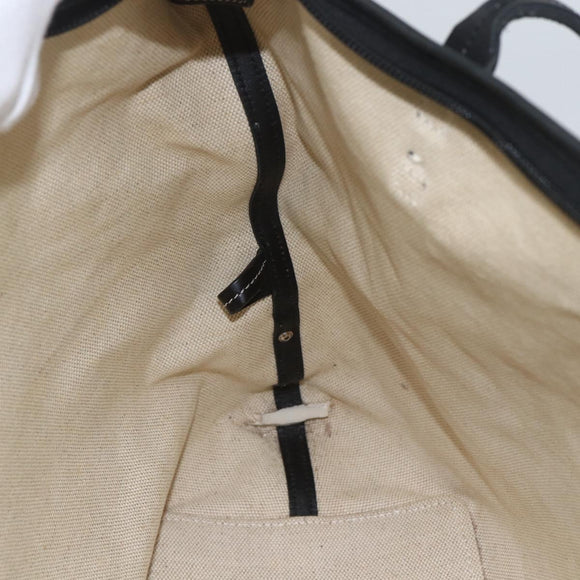 Salvatore Ferragamo Tote Bag PVC Leather Brown Silver Auth BA9529