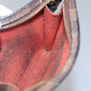 LOUIS VUITTON Damier Ebene Marais Pouch LV Auth BA953-11