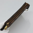 LOUIS VUITTON Damier Ebene Marais Pouch LV Auth BA953-5