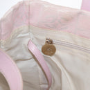 CHANEL New Travel line Tote Bag Nylon Pink Gold CC Auth BA9530-19