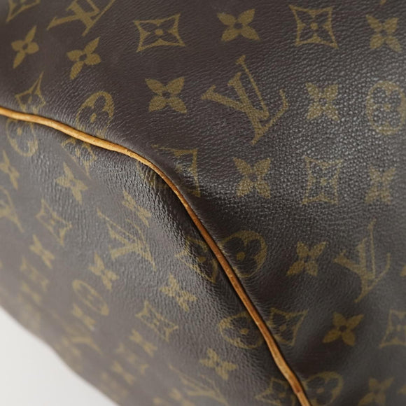 LOUIS VUITTON Monogram Keepall 55 Boston Bag M41424 LV Auth BA9533