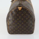 LOUIS VUITTON Monogram Keepall 55 Boston Bag M41424 LV Auth BA9533-3