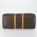 LOUIS VUITTON Monogram Keepall 55 Boston Bag M41424 LV Auth BA9533-5