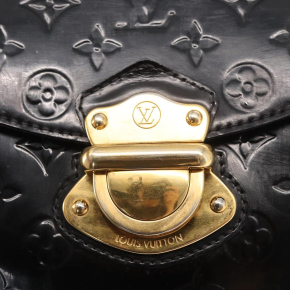 LOUIS VUITTON Monogram Vernis Mirada Hand Bag 2way Noir Manetic LV Auth BA9536