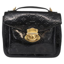 LOUIS VUITTON Monogram Vernis Mirada Hand Bag 2way Noir Manetic LV Auth BA9536-13