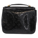 LOUIS VUITTON Monogram Vernis Mirada Hand Bag 2way Noir Manetic LV Auth BA9536-2