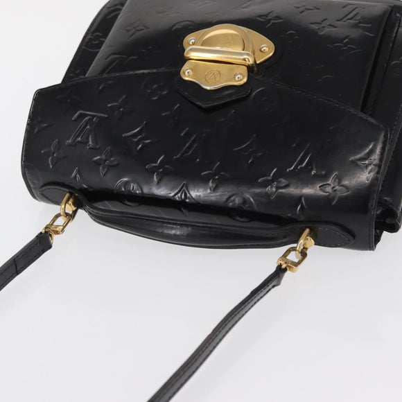 LOUIS VUITTON Monogram Vernis Mirada Hand Bag 2way Noir Manetic LV Auth BA9536
