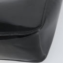 GUCCI Bamboo Hand Bag Patent leather Black 93152 Auth BA9541-10