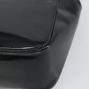 GUCCI Bamboo Hand Bag Patent leather Black 93152 Auth BA9541-12