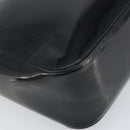 GUCCI Bamboo Hand Bag Patent leather Black 93152 Auth BA9541-13