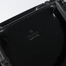 GUCCI Bamboo Hand Bag Patent leather Black 93152 Auth BA9541-14
