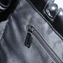 GUCCI Bamboo Hand Bag Patent leather Black 93152 Auth BA9541-19