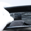 GUCCI Bamboo Hand Bag Patent leather Black 93152 Auth BA9541-21