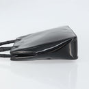GUCCI Bamboo Hand Bag Patent leather Black 93152 Auth BA9541-5