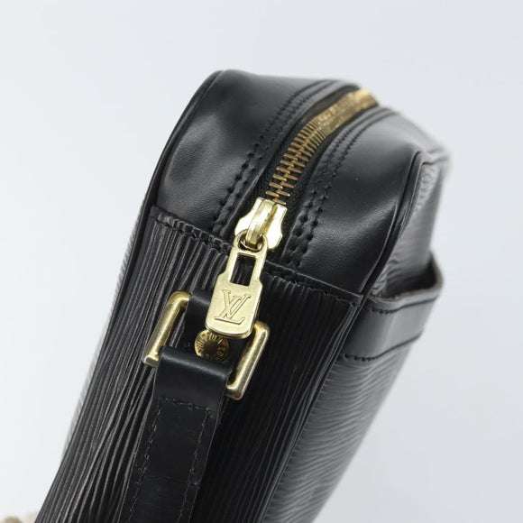 LOUIS VUITTON Epi Trocadero 23 Shoulder Bag Black M52302 LV Auth BA9544