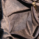 Salvatore Ferragamo Gancini Tote Bag Patent leather Black Gold Auth BA9545-20