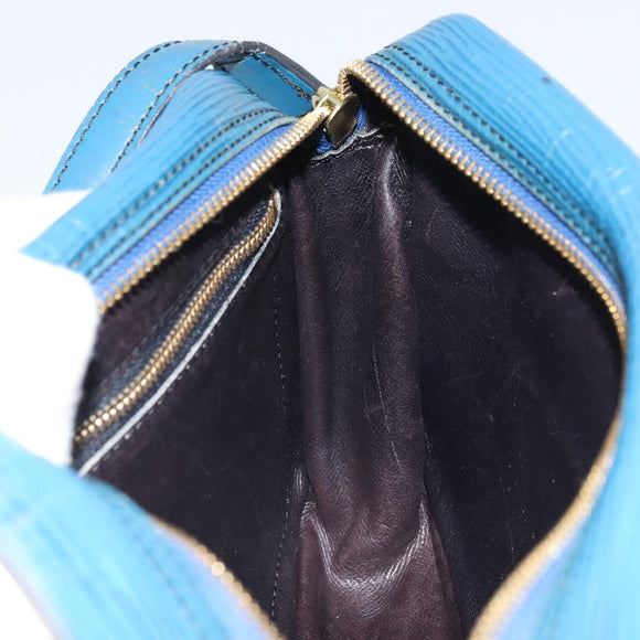 LOUIS VUITTON Epi Trocadero 23 Shoulder Bag Blue M52305 LV Auth BA9547