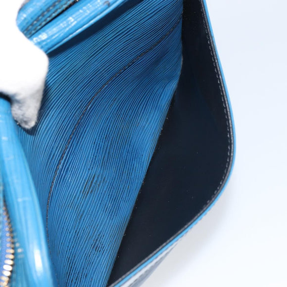 LOUIS VUITTON Epi Trocadero 23 Shoulder Bag Blue M52305 LV Auth BA9547