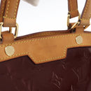 LOUIS VUITTON Vernis Blair MM Hand Bag 2way Rose Andian M91798 LV Auth BA9550-18