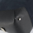 Salvatore Ferragamo Hand Bag Nylon Black Silver Auth BA9555-14