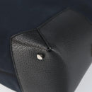 Salvatore Ferragamo Hand Bag Nylon Black Silver Auth BA9555-15