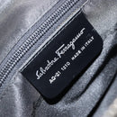 Salvatore Ferragamo Hand Bag Nylon Black Silver Auth BA9555-12