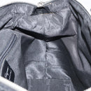 Salvatore Ferragamo Hand Bag Nylon Black Silver Auth BA9555-18