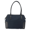 Salvatore Ferragamo Hand Bag Nylon Black Silver Auth BA9555-13