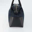 Salvatore Ferragamo Hand Bag Nylon Black Silver Auth BA9555-4