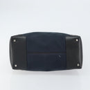 Salvatore Ferragamo Hand Bag Nylon Black Silver Auth BA9555-5