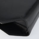 Salvatore Ferragamo Shoulder Bag Leather Black Gold Auth BA9556-13