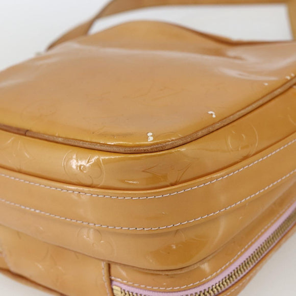 LOUIS VUITTON Monogram Vernis Wooster Bag Marshmallow Pink M91037 LV Auth BA9557