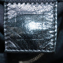FENDI Mamma Baguette Shoulder Bag Nylon Black Silver Auth BA9559V-20