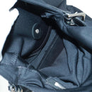 FENDI Mamma Baguette Shoulder Bag Nylon Black Silver Auth BA9559V-11