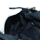FENDI Mamma Baguette Shoulder Bag Nylon Black Silver Auth BA9559V-21