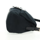 FENDI Mamma Baguette Shoulder Bag Nylon Black Silver Auth BA9559V-4