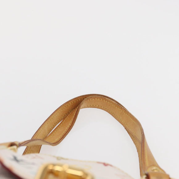 LOUIS VUITTON Monogram Multicolor Aurelia MM Tote Bag Weiß M40094 Auth BA9560