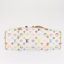 LOUIS VUITTON Monogram Multicolor Aurelia MM Tote Bag Weiß M40094 Auth BA9560-7