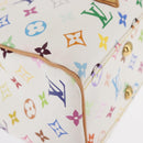 LOUIS VUITTON Monogram Multicolor Aurelia MM Tote Bag White M40094 Auth BA9560-12