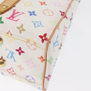 LOUIS VUITTON Monogram Multicolor Aurelia MM Tote Bag Weiß M40094 Auth BA9560-17