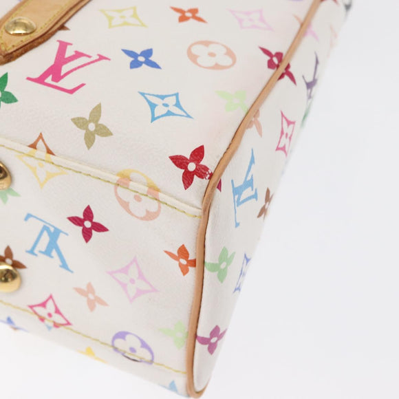 LOUIS VUITTON Monogram Multicolor Aurelia MM Tote Bag Weiß M40094 Auth BA9560