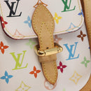 LOUIS VUITTON Monogram Multicolor Aurelia MM Tote Bag Weiß M40094 Auth BA9560-18