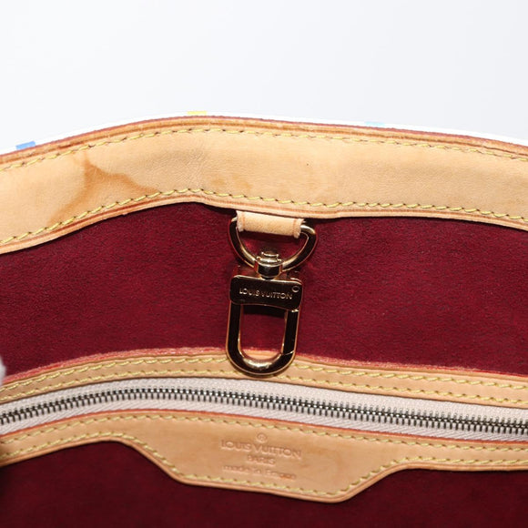 LOUIS VUITTON Monogram Multicolor Aurelia MM Tote Bag Weiß M40094 Auth BA9560