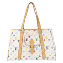 LOUIS VUITTON Monogram Multicolor Aurelia MM Tote Bag Weiß M40094 Auth BA9560-13